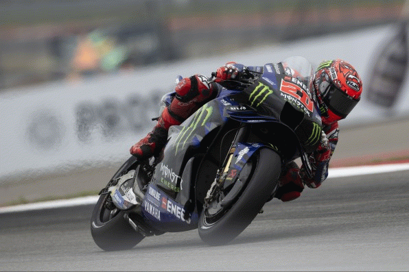 Monster Energy Yamaha MotoGP Tackle Changing Track Conditions on COTA Friday