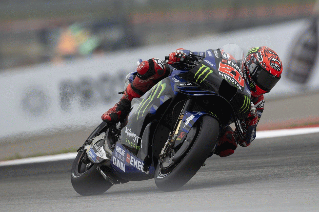 Monster Energy Yamaha MotoGP Tackle Changing Track Conditions on COTA Friday