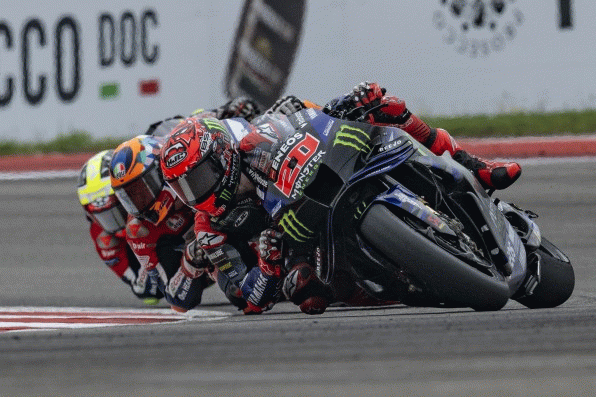 Monster Energy Yamaha MotoGP Salvage Points in Chaotic COTA MotoGP Race 